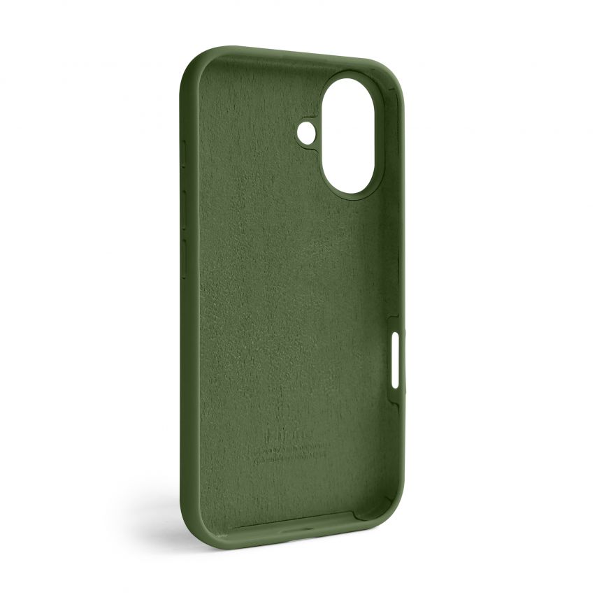 Чехол Full Silicone Case для Apple iPhone 16 army green (45)