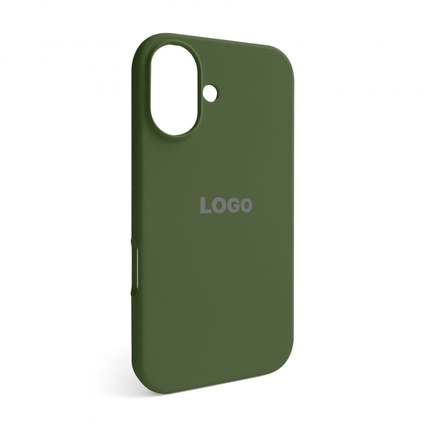 Чохол Full Silicone Case для Apple iPhone 16 army green (45)