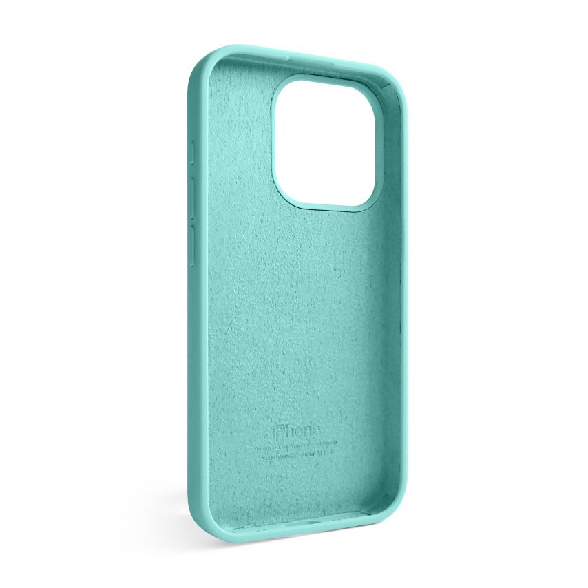 Чехол Full Silicone Case для Apple iPhone 16 Pro ice blue (21)