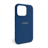 Чохол Full Silicone Case для Apple iPhone 16 Pro cobalt (36)