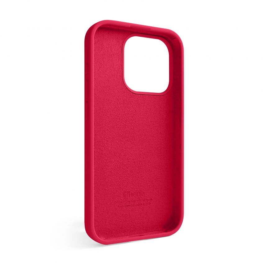 Чохол Full Silicone Case для Apple iPhone 16 Pro rose red (37)