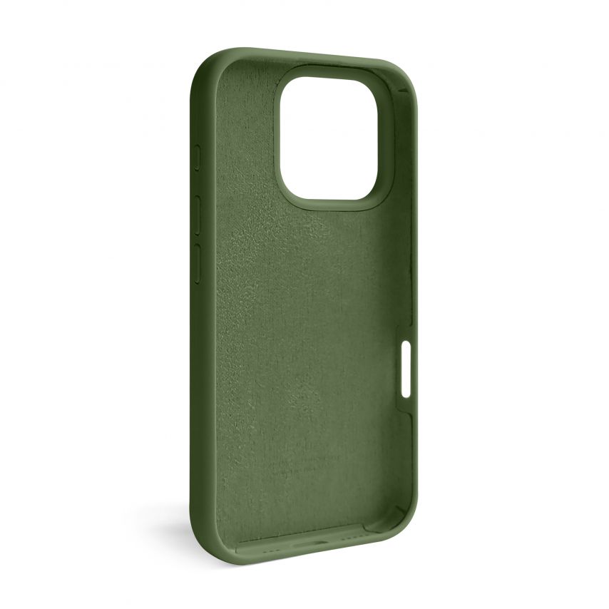 Чехол Full Silicone Case для Apple iPhone 16 Pro army green (45)