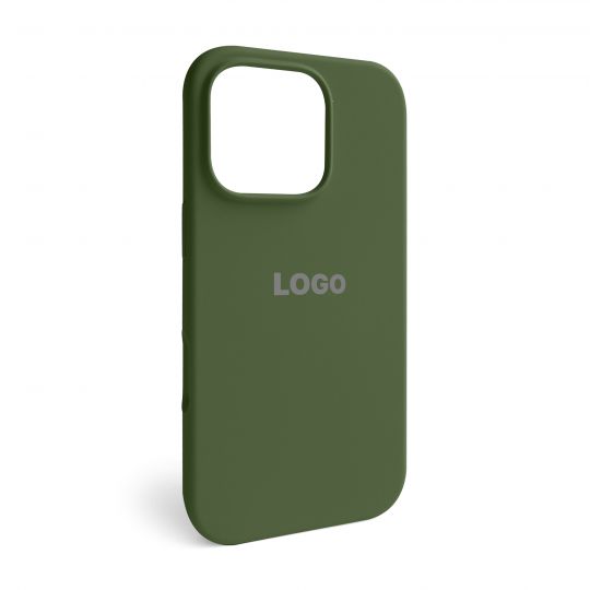 Чехол Full Silicone Case для Apple iPhone 16 Pro army green (45)