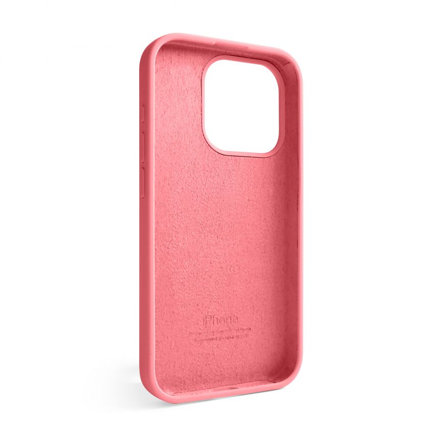 Чохол Full Silicone Case для Apple iPhone 16 Pro watermelon pink (52)