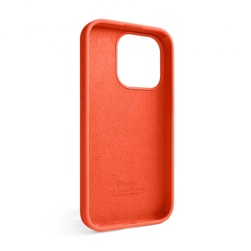 Чехол Full Silicone Case для Apple iPhone 16 Pro apricot (02)