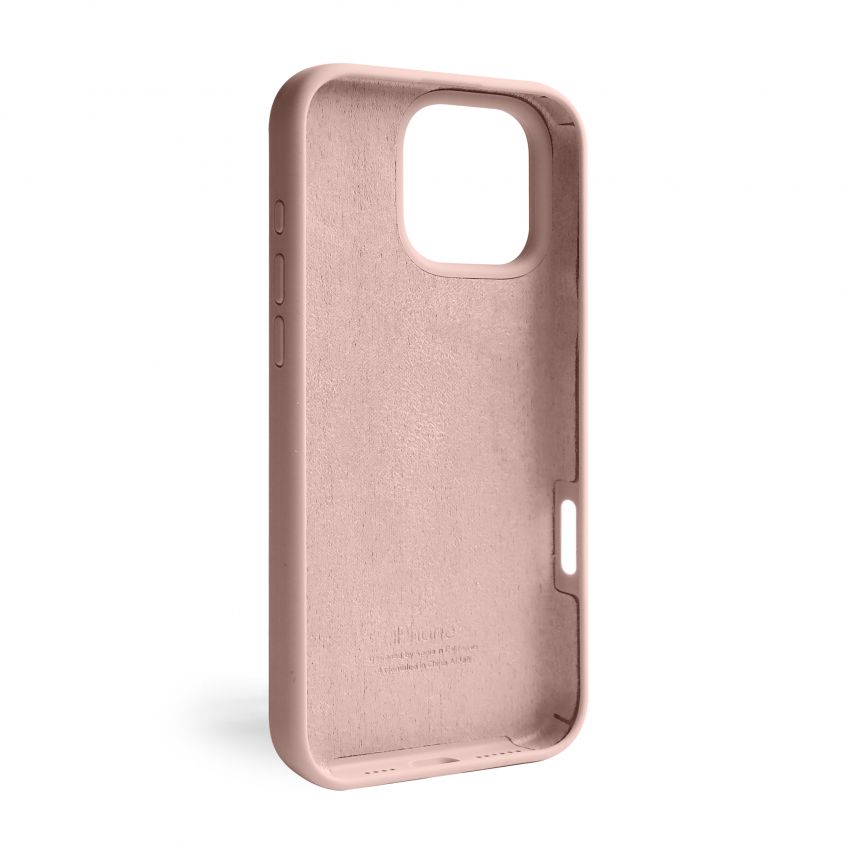 Чохол Full Silicone Case для Apple iPhone 16 Pro Max nude (19)