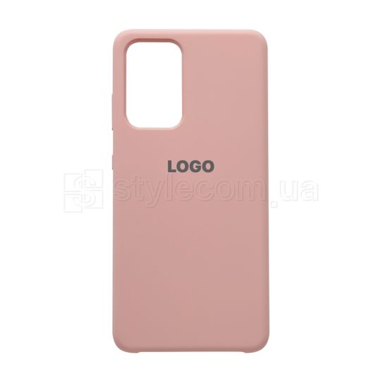 Чехол Original Silicone для Samsung Galaxy A52 4G/A525 (2021) light pink (12)