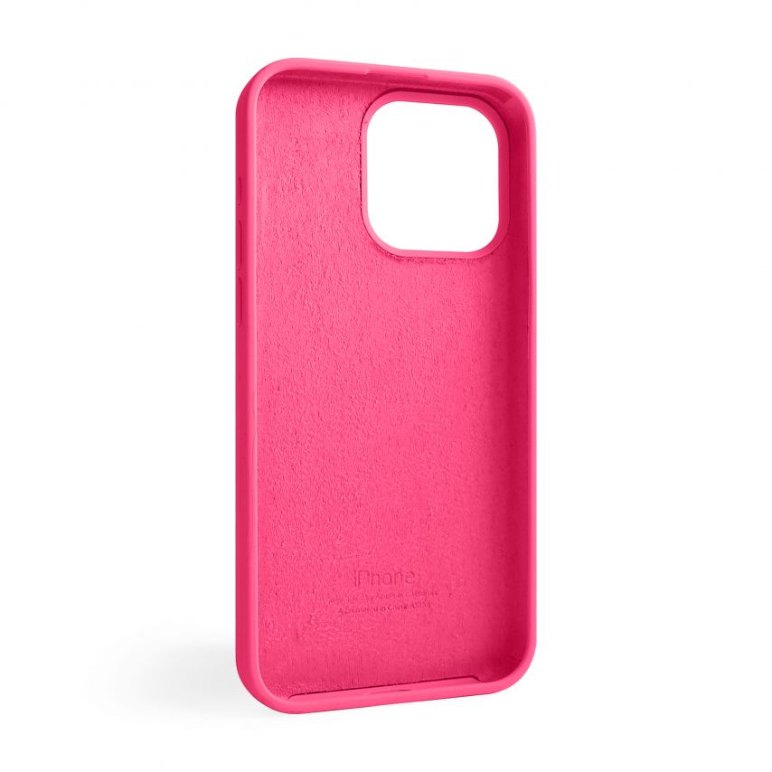 Чехол Full Silicone Case для Apple iPhone 16 Pro Max shiny pink (38)