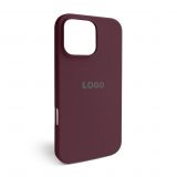 Чехол Full Silicone Case для Apple iPhone 16 Pro Max maroon (42)