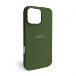 Чехол Full Silicone Case для Apple iPhone 16 Pro Max army green (45) - купить за 291.20 грн в Киеве, Украине