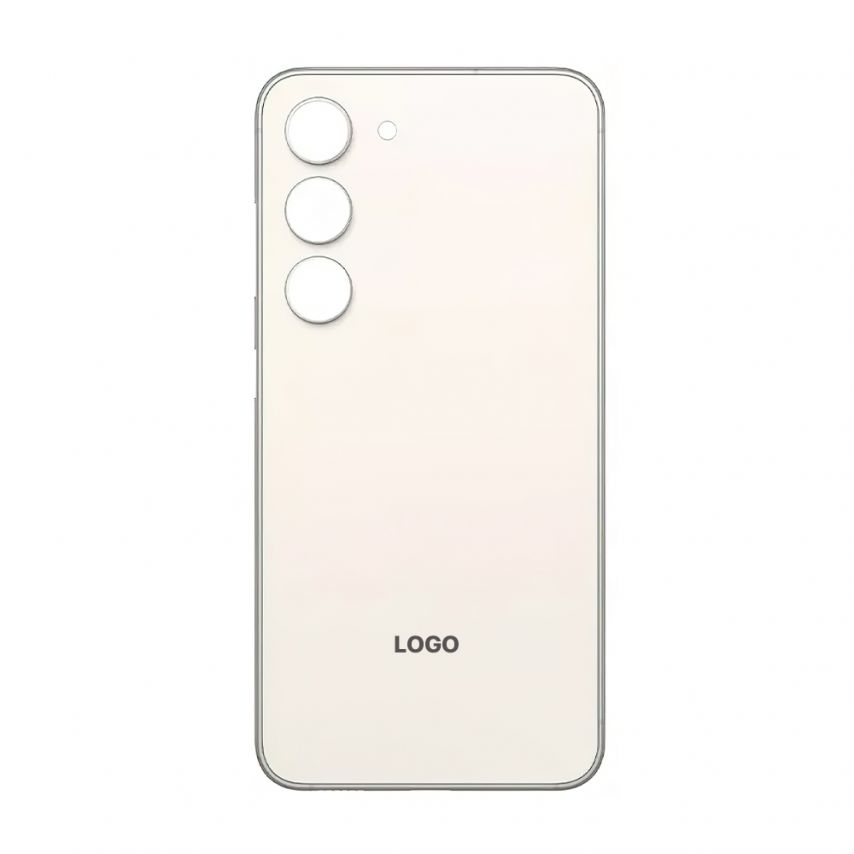 Задняя крышка для Samsung Galaxy S23 5G/S911 (2023) cream High Quality