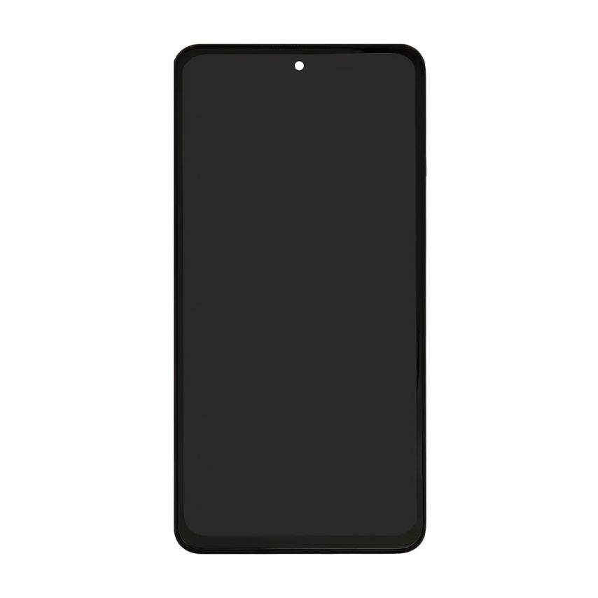 Дисплей (LCD) для Xiaomi Poco M4 Pro 5G з тачскріном та рамкою black (IPS) Original Quality