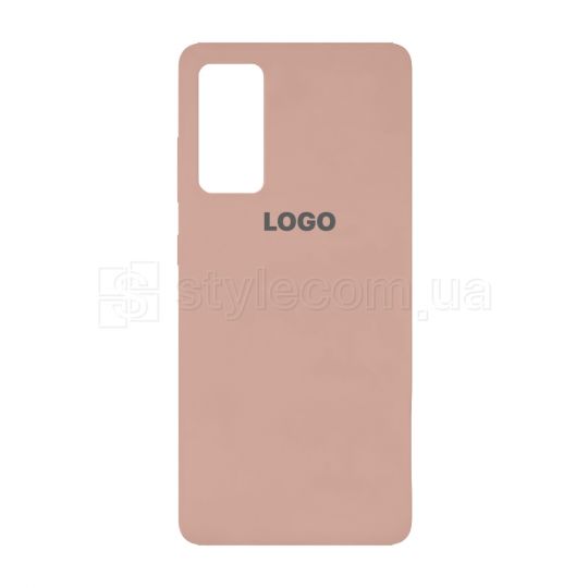 Чехол Original Silicone для Samsung Galaxy S20/G980 (2020) light pink (12)