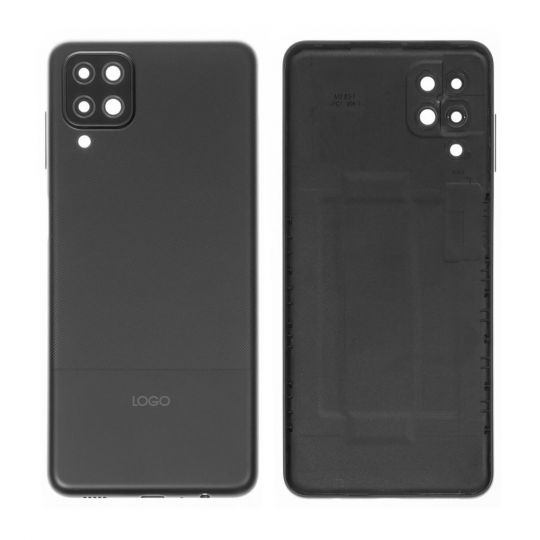 Задняя крышка для Samsung Galaxy A12 4G/A125/A12S/A127/M12/M125 со стеклом камеры black High Quality - купить за 101.89 грн в Киеве, Украине