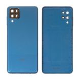 Задняя крышка для Samsung Galaxy A12 4G/A125/A12S/A127/M12/M125 со стеклом камеры blue High Quality - купить за 0.00 грн в Киеве, Украине