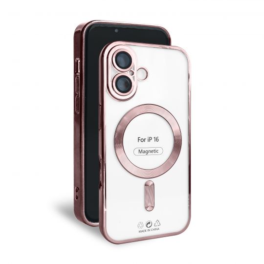 Чохол з функцією MagSafe для Apple iPhone 16 rose gold (06)