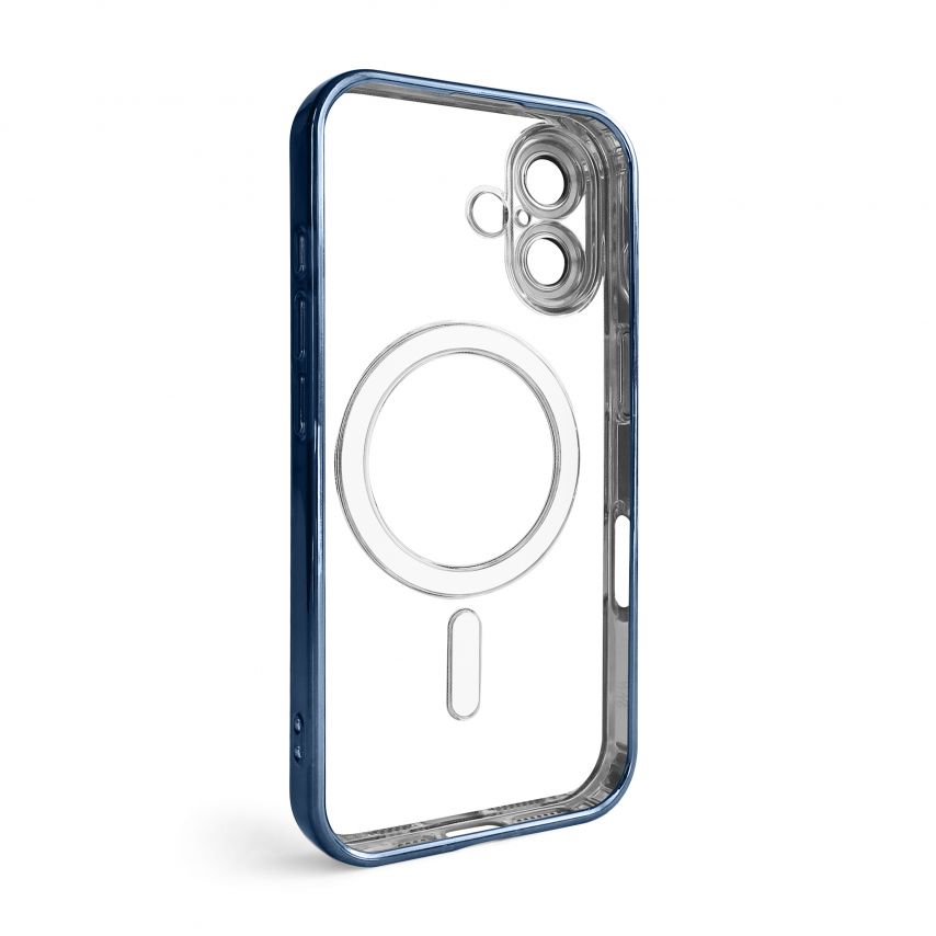 Чохол з функцією MagSafe для Apple iPhone 16 blue (04)