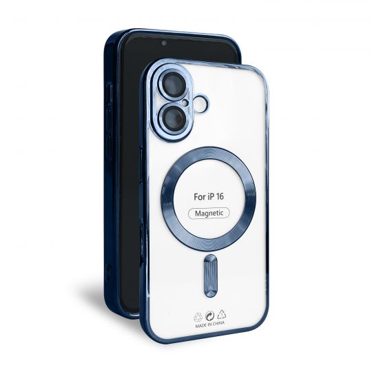 Чехол с функцией MagSafe для Apple iPhone 16 blue (04) - купить за 224.50 грн в Киеве, Украине