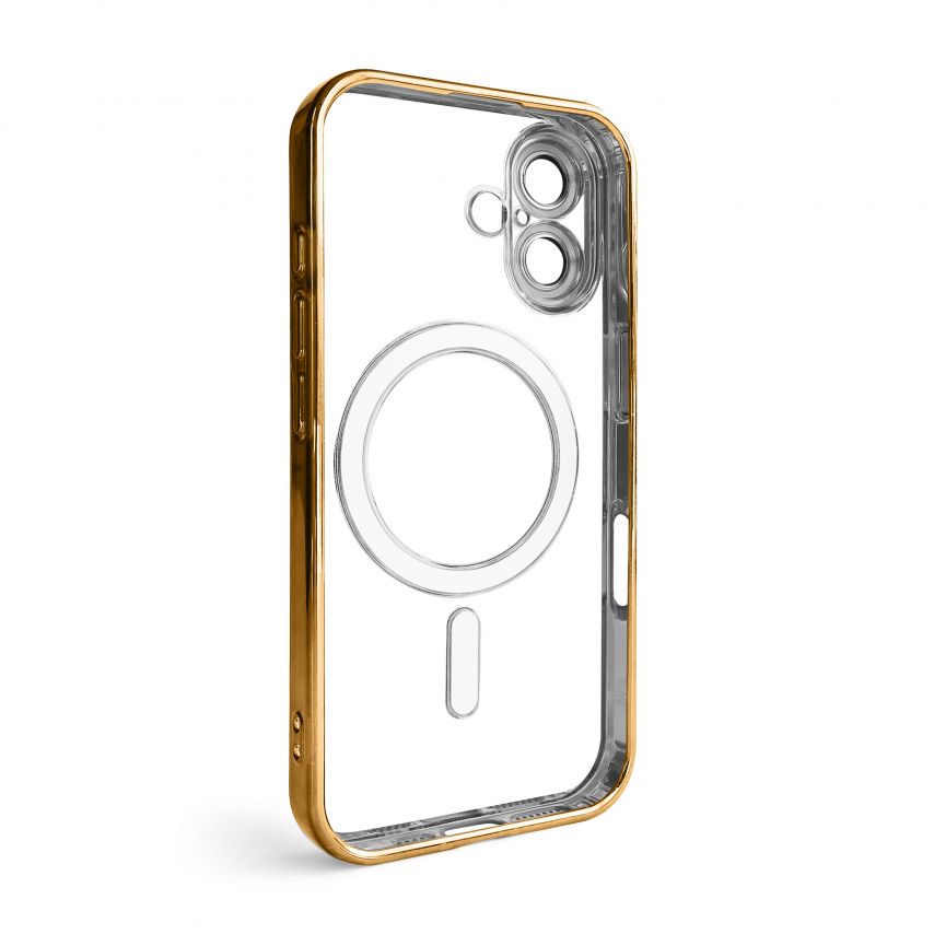 Чехол с функцией MagSafe для Apple iPhone 16 gold (03)
