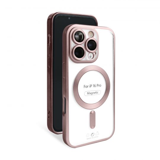 Чохол із функцією MagSafe для Apple iPhone 16 Pro pink (06) матовий