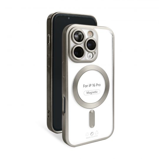 Чохол із функцією MagSafe для Apple iPhone 16 Pro grey (12) матовий - купити за 221.50 грн у Києві, Україні
