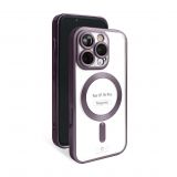 Чохол із функцією MagSafe для Apple iPhone 16 Pro violet (02) матовий