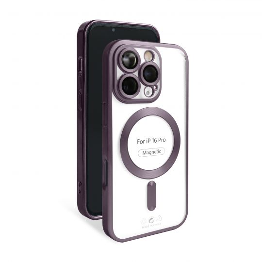 Чохол із функцією MagSafe для Apple iPhone 16 Pro violet (02) матовий