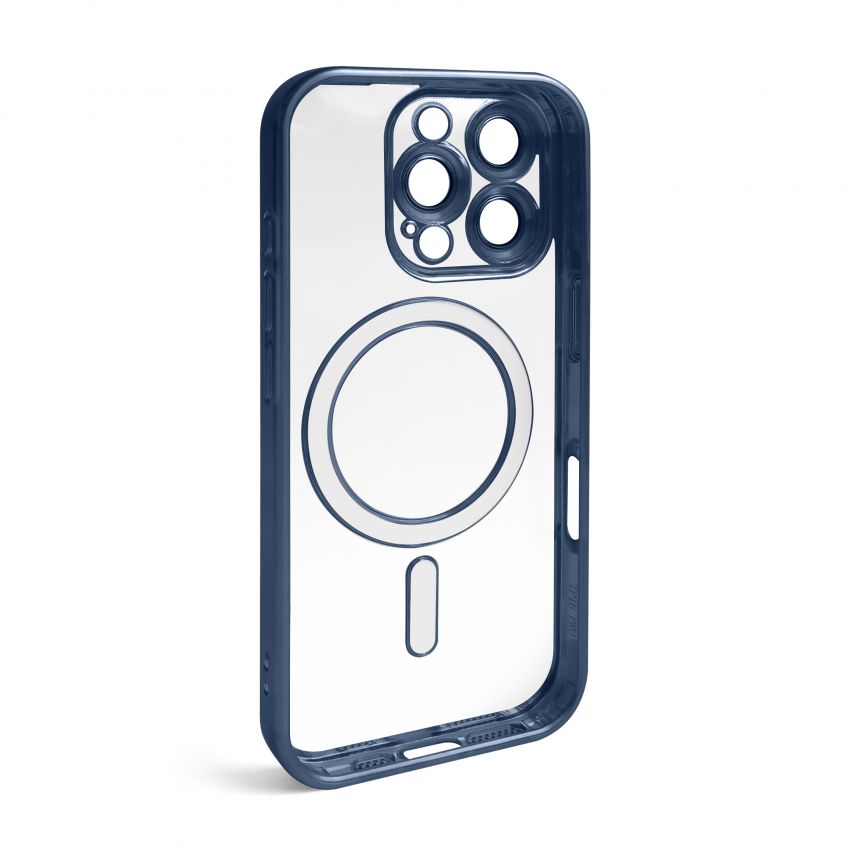 Чохол із функцією MagSafe для Apple iPhone 16 Pro Max dark blue (07) матовий