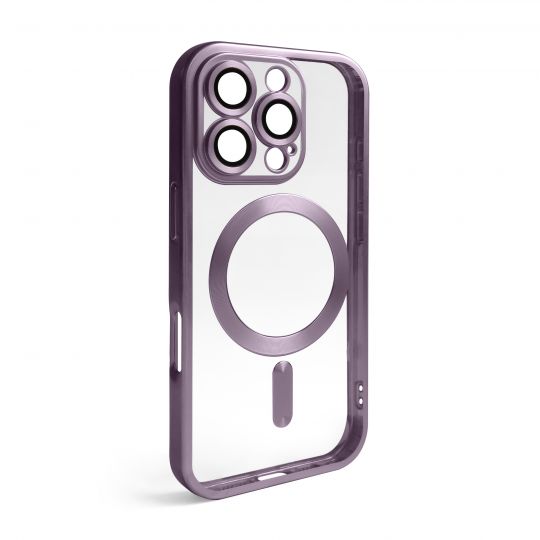 Чохол із функцією MagSafe для Apple iPhone 16 Pro Max violet (02) матовий