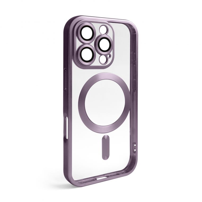 Чохол із функцією MagSafe для Apple iPhone 16 Pro Max violet (02) матовий