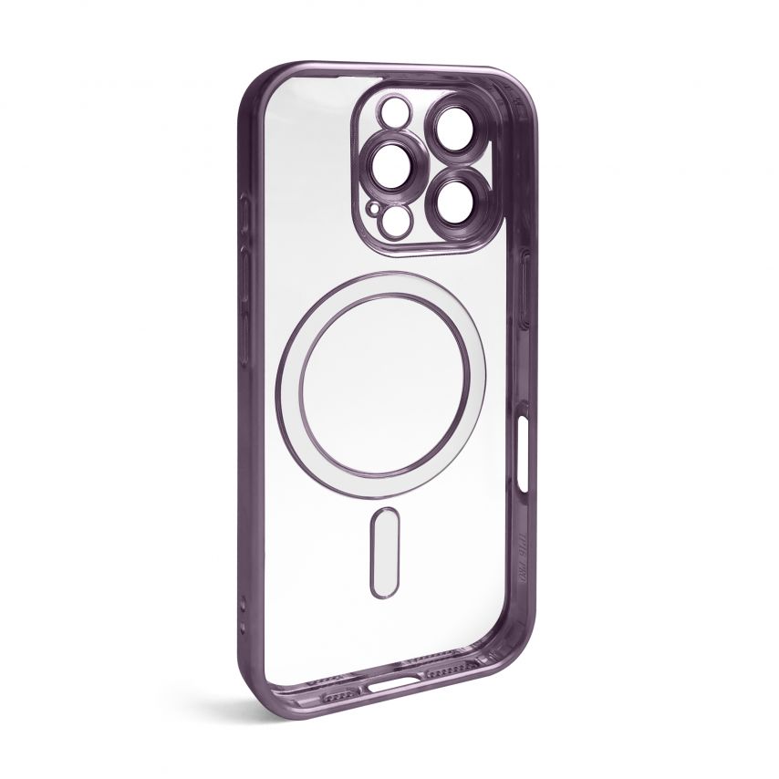 Чохол із функцією MagSafe для Apple iPhone 16 Pro Max violet (02) матовий