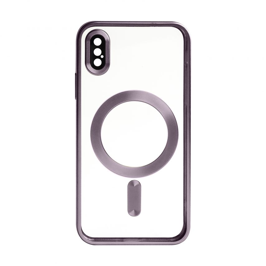Чохол із функцією MagSafe для Apple iPhone X, Xs violet (02) матовий