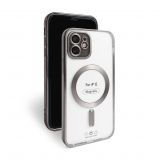 Чехол с функцией MagSafe для Apple iPhone 12 grey (12) матовый