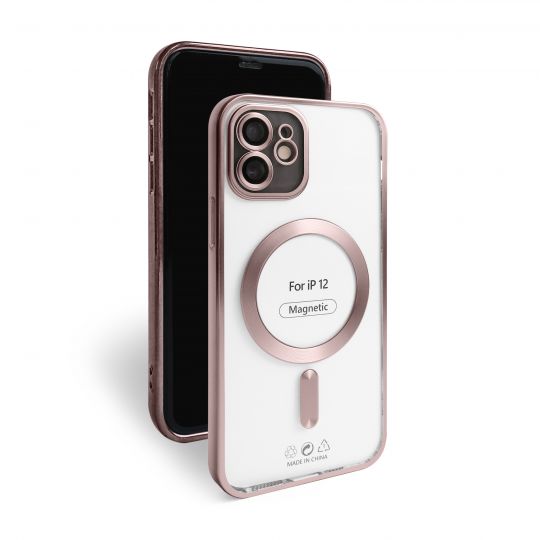 Чехол с функцией MagSafe для Apple iPhone 12 pink (06) матовый - купить за 221.50 грн в Киеве, Украине