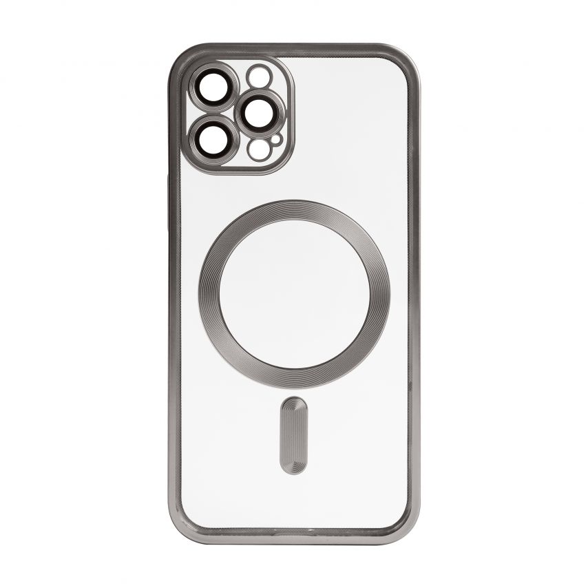 Чехол с функцией MagSafe для Apple iPhone 12 Pro grey (12) матовый