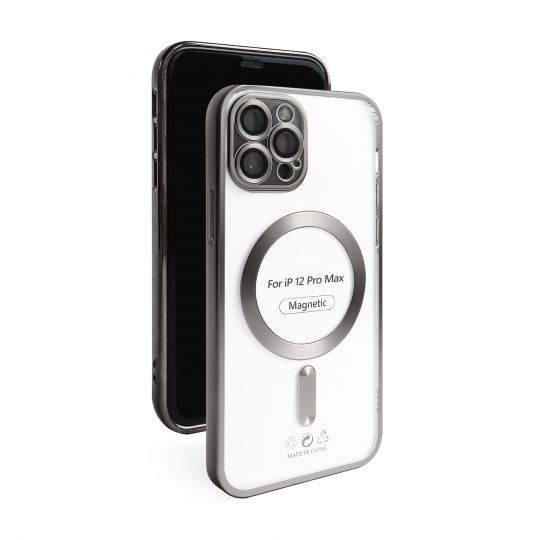 Чехол с функцией MagSafe для Apple iPhone 12 Pro Max grey (12) матовый - купить за 221.50 грн в Киеве, Украине