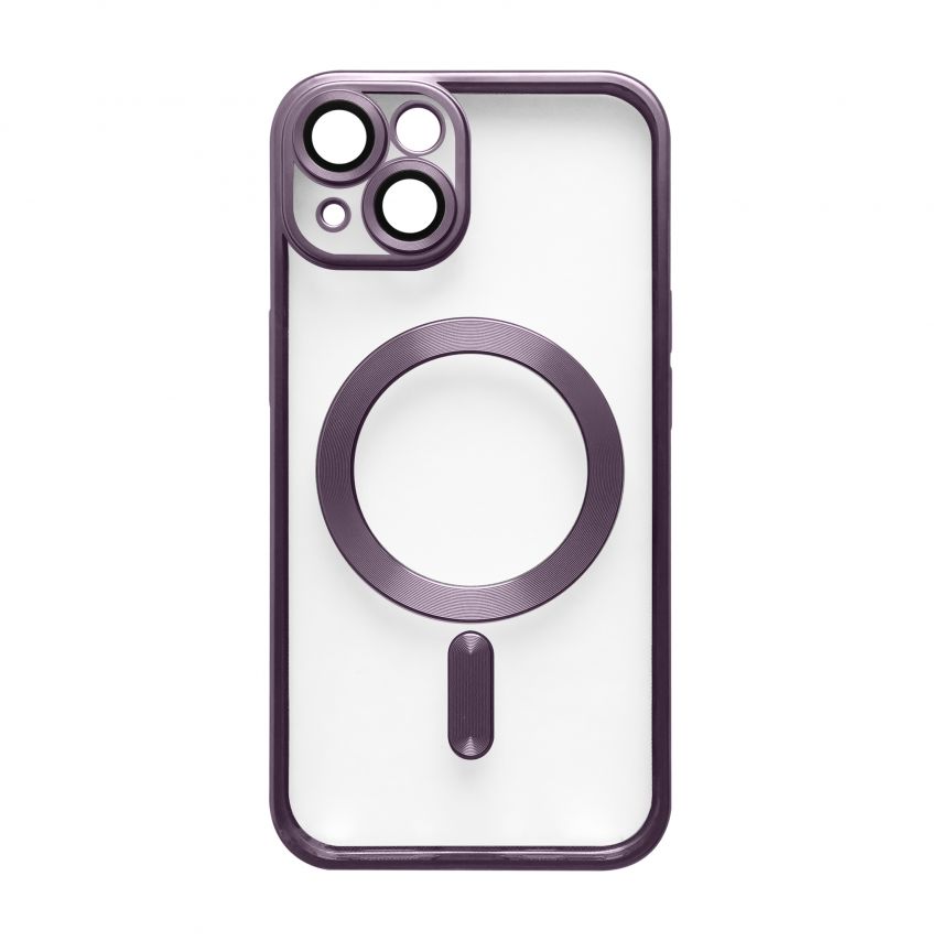 Чехол с функцией MagSafe для Apple iPhone 13 violet (02) матовый