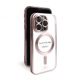 Чехол с функцией MagSafe для Apple iPhone 13 Pro Max pink (06) матовый