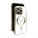 Чехол с функцией MagSafe для Apple iPhone 13 Pro Max gold (03) матовый