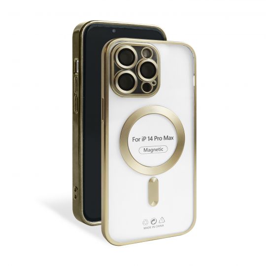 Чохол із функцією MagSafe для Apple iPhone 14 Pro Max gold (03) матовий - купити за 221.50 грн у Києві, Україні