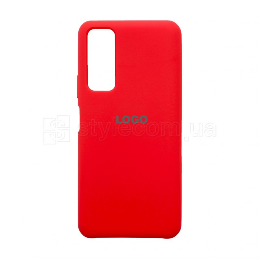 Чехол Original Silicone для Huawei P Smart (2021), Y7A red (14)