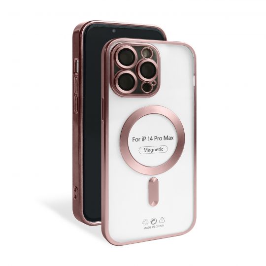 Чохол із функцією MagSafe для Apple iPhone 14 Pro Max pink (06) матовий - купити за 225.50 грн у Києві, Україні