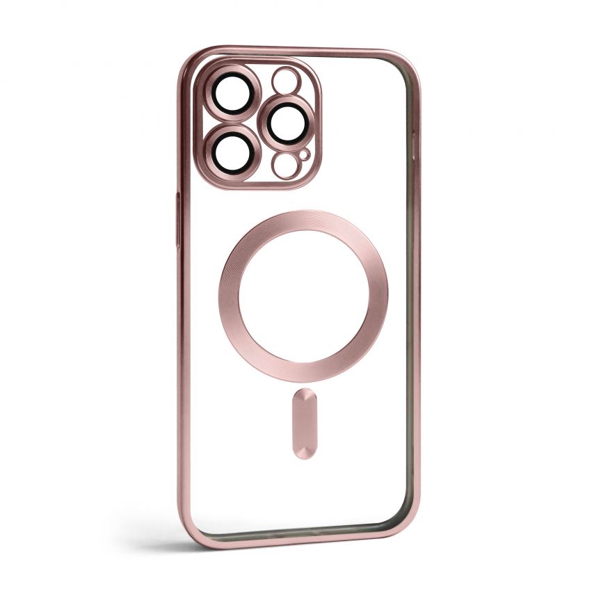 Чехол с функцией MagSafe для Apple iPhone 14 Pro Max pink (06) матовый