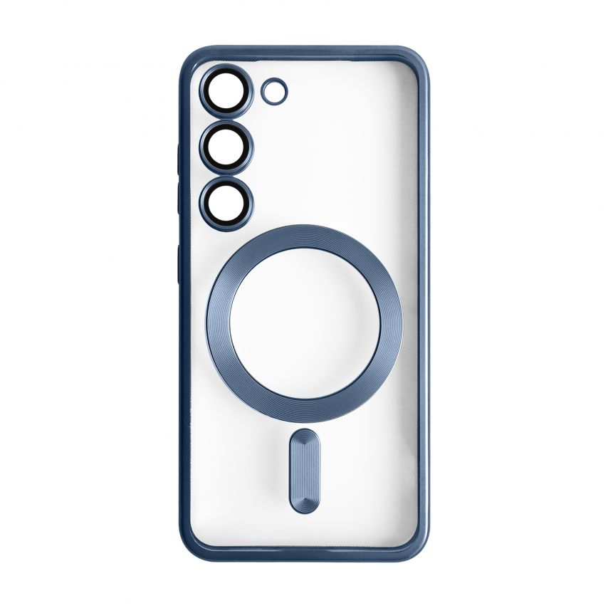 Чехол с функцией MagSafe для Samsung Galaxy S23/S911 (2023) dark blue (07) матовый