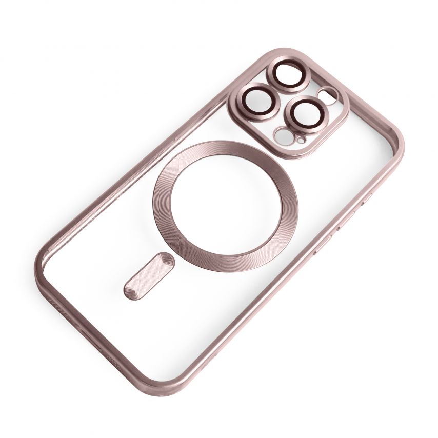 Чохол із функцією MagSafe для Apple iPhone 15 Pro pink (06) матовий