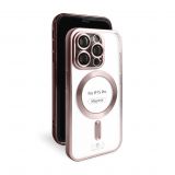 Чохол із функцією MagSafe для Apple iPhone 15 Pro pink (06) матовий