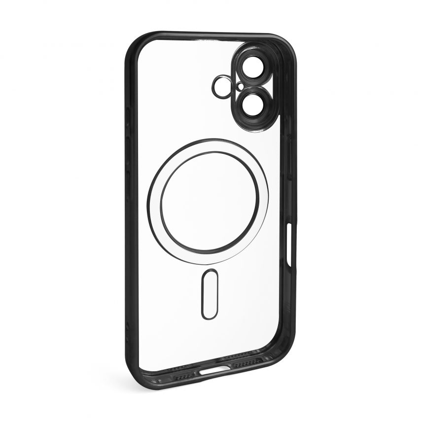 Чохол із функцією MagSafe для Apple iPhone 16 black (09) матовий