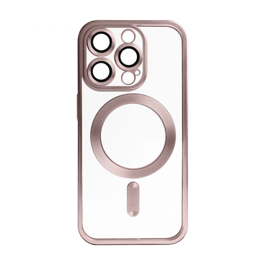 Чехол с функцией MagSafe для Apple iPhone 15 Pro Max pink (06) матовый