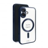 Чохол із функцією MagSafe для Apple iPhone 16 dark blue (07) матовий