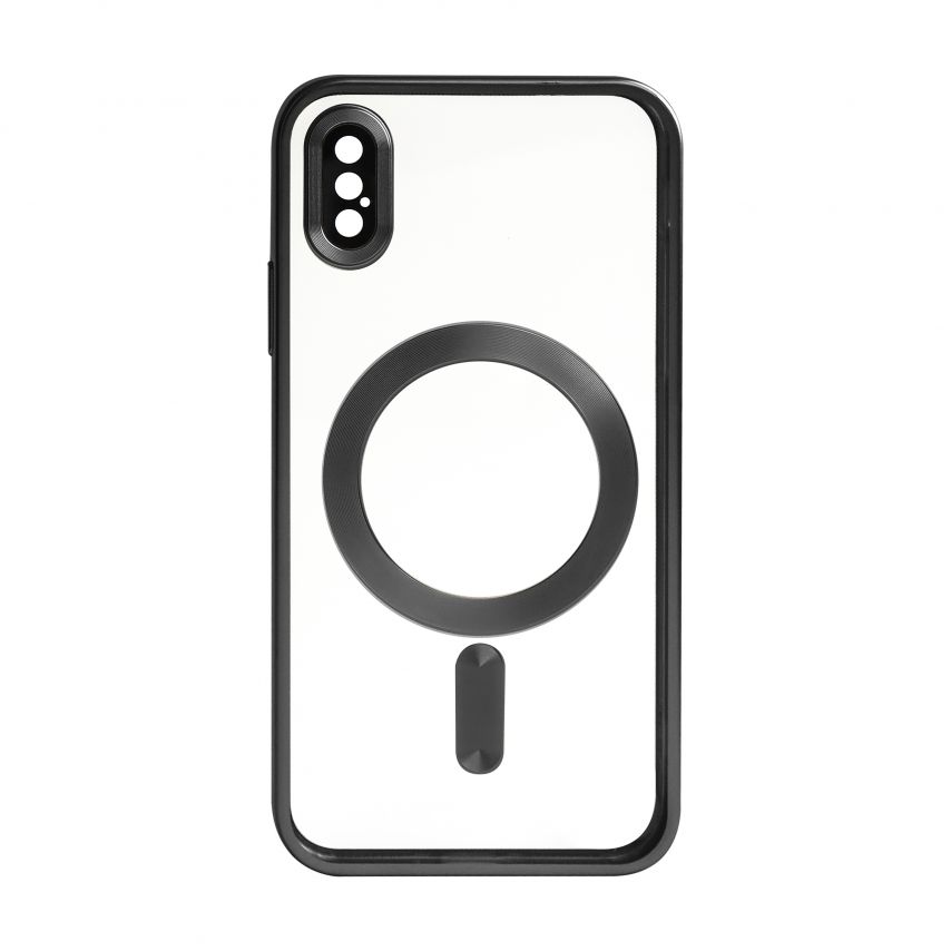 Чохол із функцією MagSafe для Apple iPhone X, Xs black (09) матовий